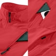 thumbnail image 6 of Mens Lightweight Outdoor Sleeveless Zip Vest Water Resistant Casual Vest Gilet Multi‑Pocket for Fishing Hiking Camping Daily Outdoor Activities Red XL, 6 of 8