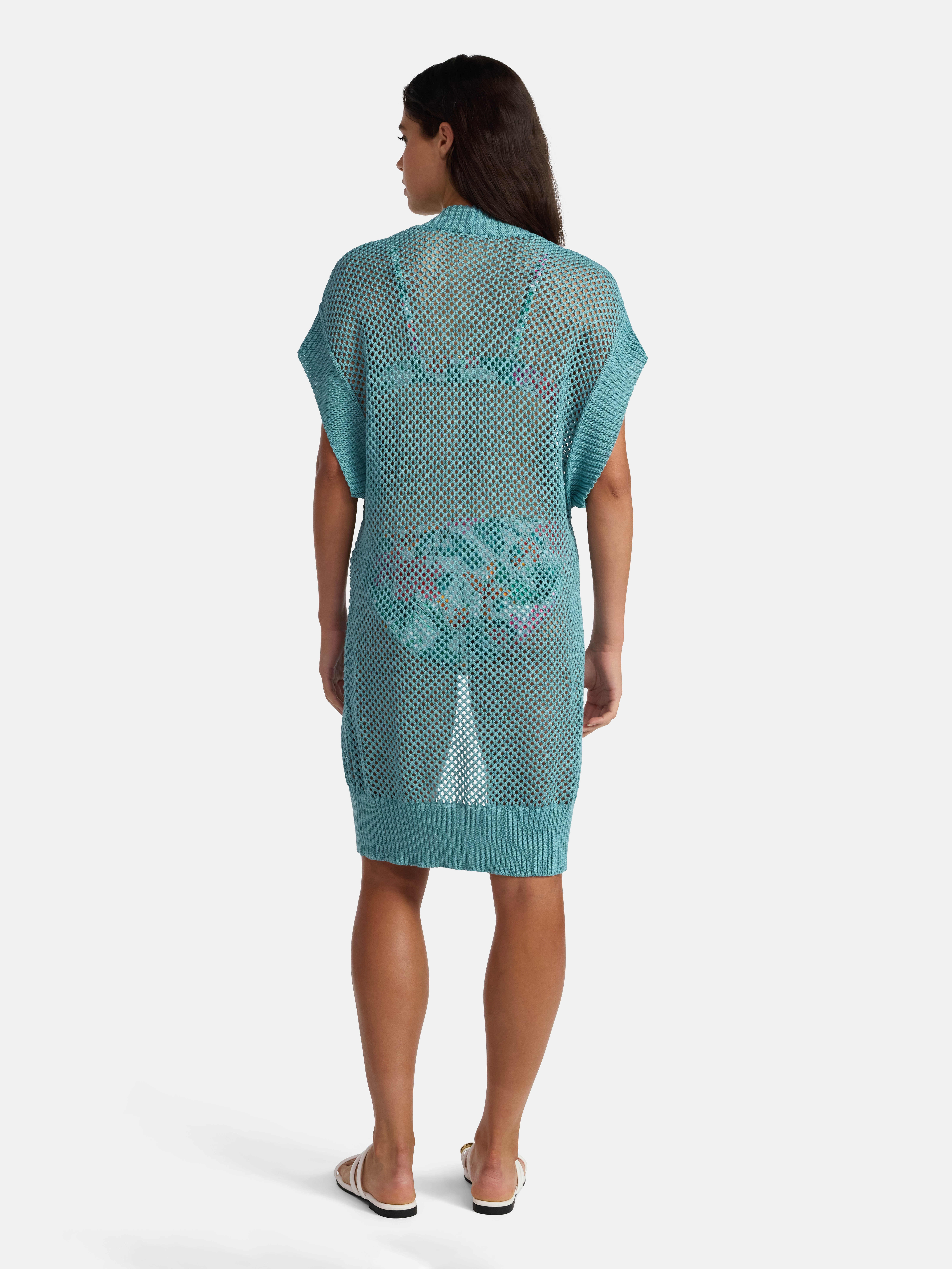 Time and Tru Women's Open Front Crochet Ruana, Sizes S-3XL