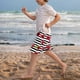thumbnail image 3 of Odeerbi 5-14 Años Niños Niñas Verano Pantalones Cortos Estampados Rayas Pantalones Cortos Deportivos Workout Pantalones Cortos Pantalones Cortos Con Bolsillos, 3 of 5
