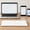 White, variant on Ultra Thin Foldable Rechargeable Wireless Keyboard, 7.3mm Compact Slim Design with Media Shortcut Keys for Laptop PC & Smart TV