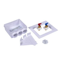 Oatey 38531 Quadtro Washing Machine Outlet Box CPVC Tail Piece, 1/4" Turn, 2" Hub