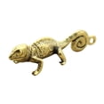 thumbnail image 4 of Estatua de Animal, colgante de llavero de latón, camaleón, llaveros colgantes para coche, regalo creativo para hombre, llavero colgante decorativo de, 4 of 9