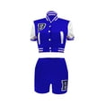 thumbnail image 3 of Lovelywholesale Letter Print Striped Shorts Set, 3 of 4
