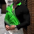 thumbnail image 1 of Nueva camisa de manga larga de moda para hombre con estampado 3D, camisa casual de fiesta callejera cómoda y transpirable, talla grande, 1 of 6