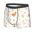 thumbnail image 5 of Goofa Funny Chicken Printed Men's Boxer Briefs Underwear, Moisture-Wicking Underwear, Trunk,Soft and Breathable Cotton Underwear-Small, 5 of 9