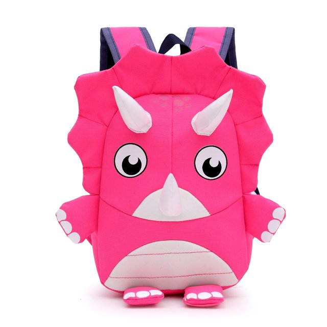 1pc Kids Toddler Cute Schoolbag With Chest Strap Anti-lost Schoolbag Travel Backpack Cartoon Cute Dinosaur Backpack For Boys Girls