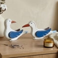 thumbnail image 3 of ANXPTIME Seagulls Statues Figurines Tabletop Ornament Carved Wood Seagulls Sculptures, 3 of 9