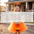 thumbnail image 5 of OJSFQUFP Trick-or-Treat Outfit Kids Girls Halloween Pumpkin Dress for Girls Tutu Dresses with Headband Fancy Outfits, 5 of 9