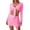 Pink, variant on Bxsruta Women's 4 Piece Bikini Set High Waisted Tummy Control Push Up Mesh Swimsuits with Removable Pads