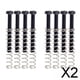 thumbnail image 1 of 2x 8x tornillos de montaje de pastilla Humbucker de Metal y resortes piezas de repuesto de guitarra eléctrica para guitarra eléctrica Musical instrume 2 piezas, 1 of 10