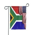 thumbnail image 5 of Flag Waving American Flag South African South Africa U.S.A Friendship Patriotic Proud House Flag, Double-Sided Decorative Outdoor Flag, Polyester Yard Flag 29.5 x 39.5 in, 5 of 5