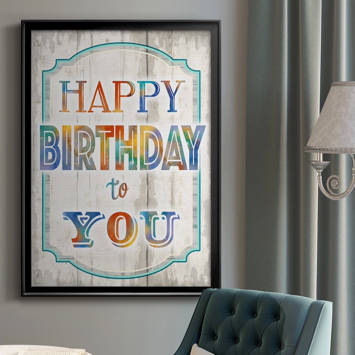 Happy Birthday to You Premium Framed Print - Ready to Hang