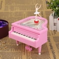 thumbnail image 4 of Yuhsdv Dancing Ballerina Music Box - Wind Up Musical Jewelry Box with Rotating Figures, Birthday Gift for Girls, Women, Home Decor  (Pink), 4 of 8