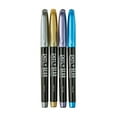 thumbnail image 4 of Pen+Gear, 4 Count, Metallic Marker, Non Toxic, Fine Tip, 4 Assorted colors, 4 of 4