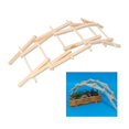 thumbnail image 3 of JUNWELL Da Vinci Bridge Pathfinders Wood Construction Model Kit Building Blocks Kids Toy, 3 of 14