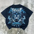 thumbnail image 5 of 2024 verano nueva camiseta Y2KT con estampado de calavera de hip-hop, camiseta holgada de gran tamaño para hombres y mujeres, ropa urbana gótica Harajuku, 5 of 5