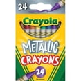 thumbnail image 1 of Crayola  Metallic Crayons, 24 Colors, 1 of 1