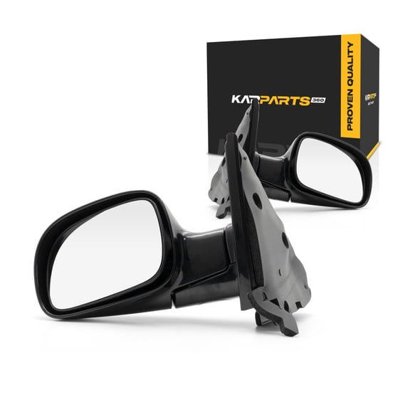 For Chrysler Town and Country 2004 2005 2006 2007 Driver and Passenger Side | Pair Door Mirror | Manual | Paint to Match | Replacement For 4894411AE | CH1320203