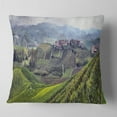 thumbnail image 2 of Designart Vineyards in Italy Panoramic - Photography Throw Pillow - 18x18, 2 of 5