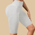 thumbnail image 6 of idosla 3D Anti Cellulite Leggings for Women Slim Compression Bermuda Short Push-Up Sculpting Yoga Pants Fitness Workout Short (Light Gray, S), 6 of 8