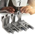thumbnail image 1 of Presser Foot, 4pcs Accesorios de la Mácina de Coser Kit de Pie de Prensador, Costura de Repuestos para La Mácina de Coser Domísica Plegado, 1 of 7