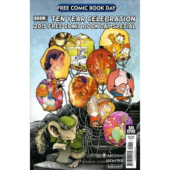 Boom! Studios Ten Year Celebration FCBD #2015 VF ; Boom! Comic Book
