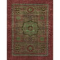 thumbnail image 1 of Ahgly Company Indoor Rectangle Abstract Saffron Red Abstract Area Rugs, 8' x 12', 1 of 6
