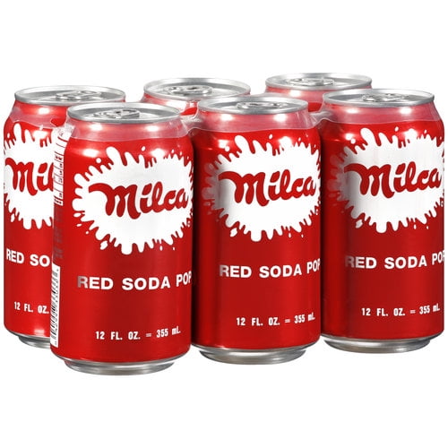 Milca Red Soda, 12 oz, 6 ct