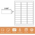 thumbnail image 2 of shiyou-1" X 2-5/8" Address Labels 30 Up Mailing Labels for Laser/Inkjet Printer, Shipping Label, Printable Shipping Address Label Sticker Paper (50 Sheets - 1500 Labels), 2 of 4