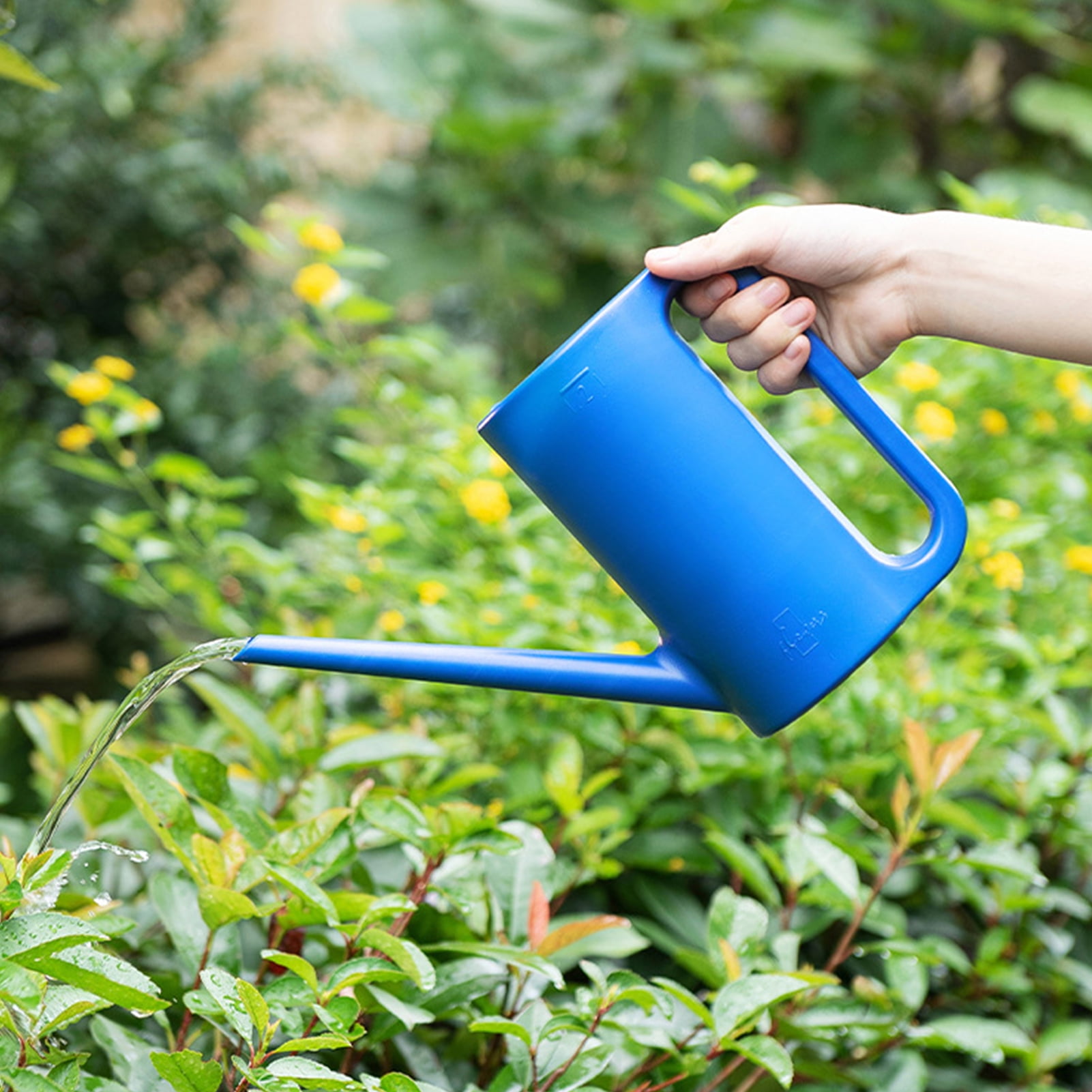 GoFJ 1.2L/1.5L Watering Can Large Capacity Shatterproof Plastic Plant