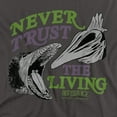 thumbnail image 2 of Beetlejuice Never Trust Women's T Shirt,Charcoal, X-Large, 2 of 6