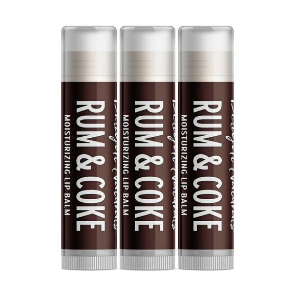 Delight Naturals Rum & Coke Lip Balm - 3 Pack