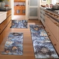 thumbnail image 2 of Floral Kitchen Rugs Sets of 3, Non Slip Kitchen Rugs and Mats Washable Farmhouse Kitchen Rugs Floral Kitchen Floor Mat Carpet Runner Rugs for Hallway Laundry Room, 2 of 12