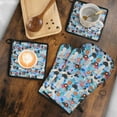 thumbnail image 5 of German Shorthaired Pointer Dog and Flower Kitchen Oven Mitt and Pot Holder Sets 4 Pcs for Baking, Cooking and Grilling, Heat Resistant Up To 392 °F, 5 of 7
