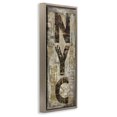 thumbnail image 3 of Stupell Industries New York City Montage Collage Town & City Painting Brown Floater Framed Canvas Art Print Wall Art, 11 x 25, 3 of 9
