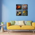 thumbnail image 4 of 4 Pieces Colorful Spices and Spoon Vintage Canvas Prints Still Life Paintings Pictures Canvas Wall Art for Living Rome Home Kitchen Decorations, 4 of 6