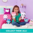 thumbnail image 4 of Gabby's Dollhouse, Purr-ific Plush Toys 2-Pack with Cakey Cat and Mercat, Kids Toys for Ages 3 and up, 4 of 6