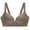 Coffee, variant on HUITKMM Cotton Bra Women's Comfortable Seamless Bra Wireless Soft Support Everyday Wear T Shirt Bra Lightweight Breathable Underwear