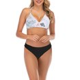thumbnail image 2 of Mujeres verano moda patchwork impreso tanque sexy dos piezas bikini traje de baño traje de baño Fridja nalpqowj50785, 2 of 8