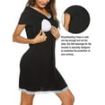 thumbnail image 2 of 3 In 1 Delivery/labor/nursing Nightgown Soft Maternity Hospital Dress, 2 of 4