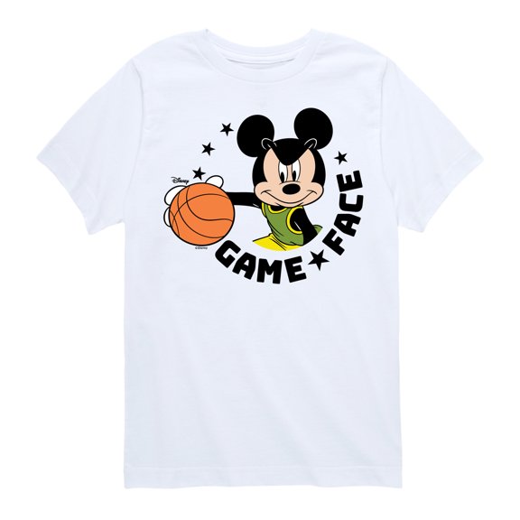 Disney - Game Face Basketball - Toddler & Youth Short Sleeve Graphic T-Shirt