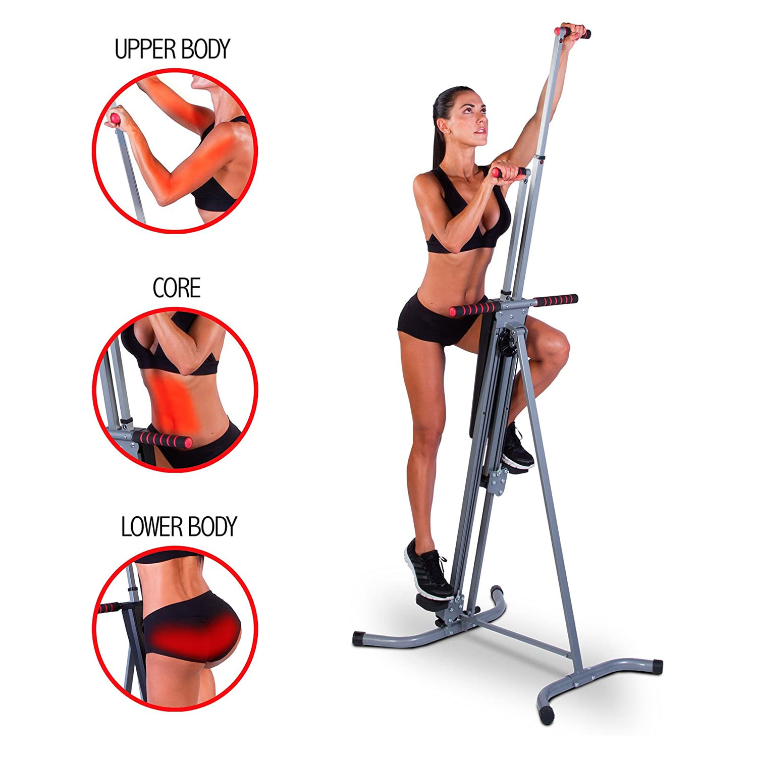 MaxiClimber Classic Vertical Resistance Climber and Cardio Exercise System - image 3 of 8