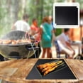 thumbnail image 6 of Fireproof Mat for Camping Oven Round Fireproof Grill Mat Grill Mat for Patio Grass Outdoor Grill Accessories Portable Reusable, 6 of 9