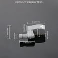 thumbnail image 3 of ICQOVD Furniture Hardware Accessories LED Hydraulic Hinge Light Cabinet Wardrobe Hinge, 3 of 8