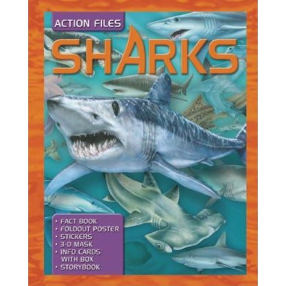 Pre-Owned Sharks [With 100 Stickers and 18 Info Cards and Giant Fold-Out Poster and Box and Shark Mask and 24-Page A