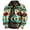 Mint Green, variant on ZCFZJW Mens Western Aztec Jacket Vintage Print Sherpa Jackets Men Fall Winter Sherpa Fleece Lined Ethnic Style Casual Zipper Fuzzy Warm Outwear Coat with Pocket Beige XXXL