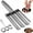 3 Tube, variant on Triani Stainless Steel Meat Baller Maker with Cutting Spade Multifunctional Non-Stick Meatball Making Mold for Kitchen Home Cooking DIY Quick Cooking Meatballs(Four Tubes)