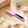 thumbnail image 2 of Flea Comb for Dogs and Cats - Lice Comb with Rubber Handle - Promotes Hair Growth and Removes Loose Hair, Knots, and Flakes Flea Brush for Pets Blue, 2 of 5