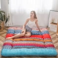 thumbnail image 4 of GOODONE Japanese Floor Mattress Futon Mattress Boho Design Sleeping Mat Twin Size, 4 of 7