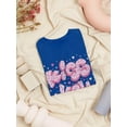 thumbnail image 3 of Kiss You Puffy Candy Pink Shaped T-Shirt Women -Image by Shutterstock, Female XX-Large, 3 of 4